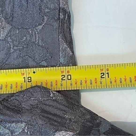 JM Collection Gray Metallic Floral Print Evening Jacket NWT Size 10 - Picture 12 of 12